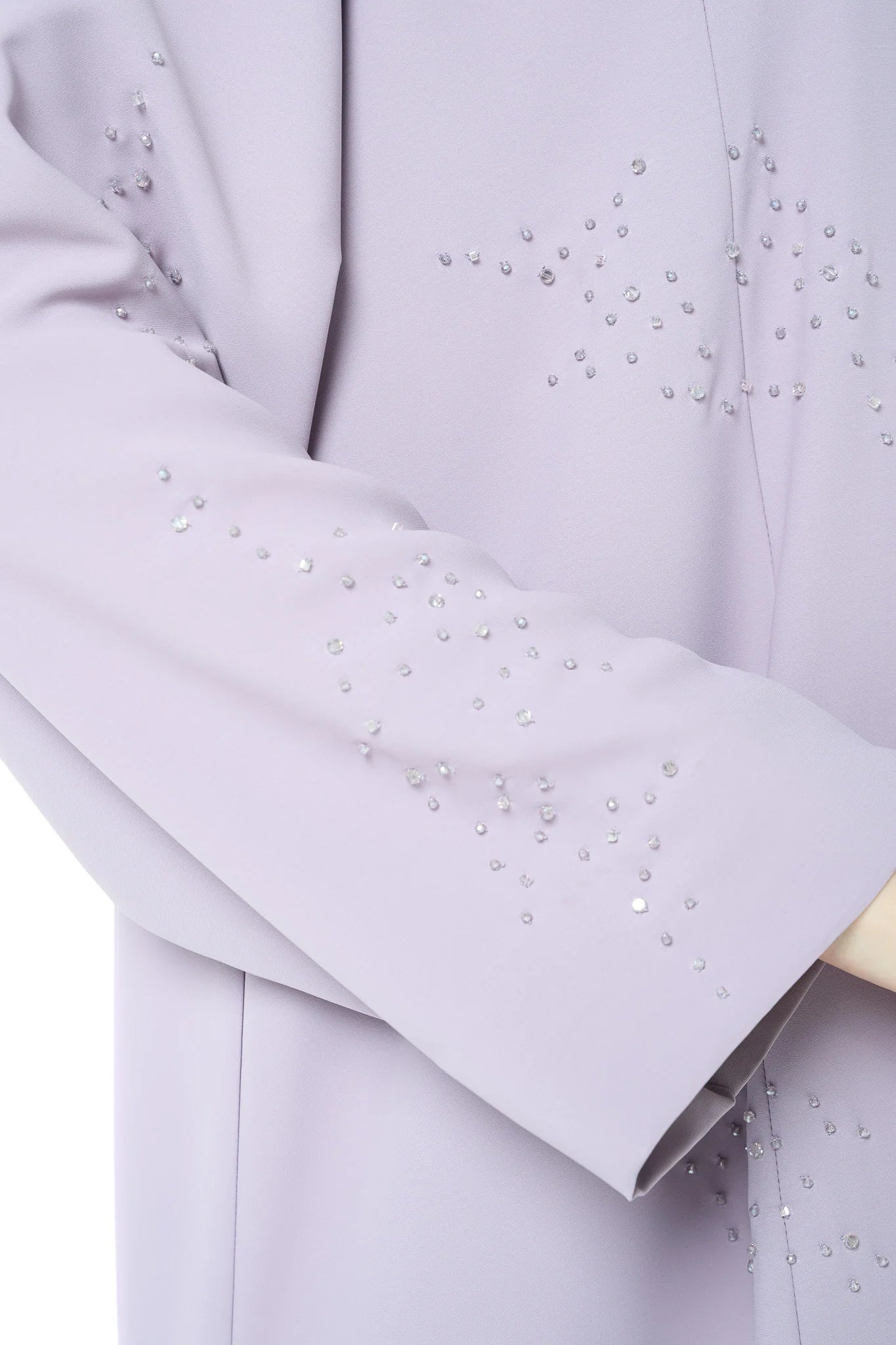 Purple Cool Crepe Abaya